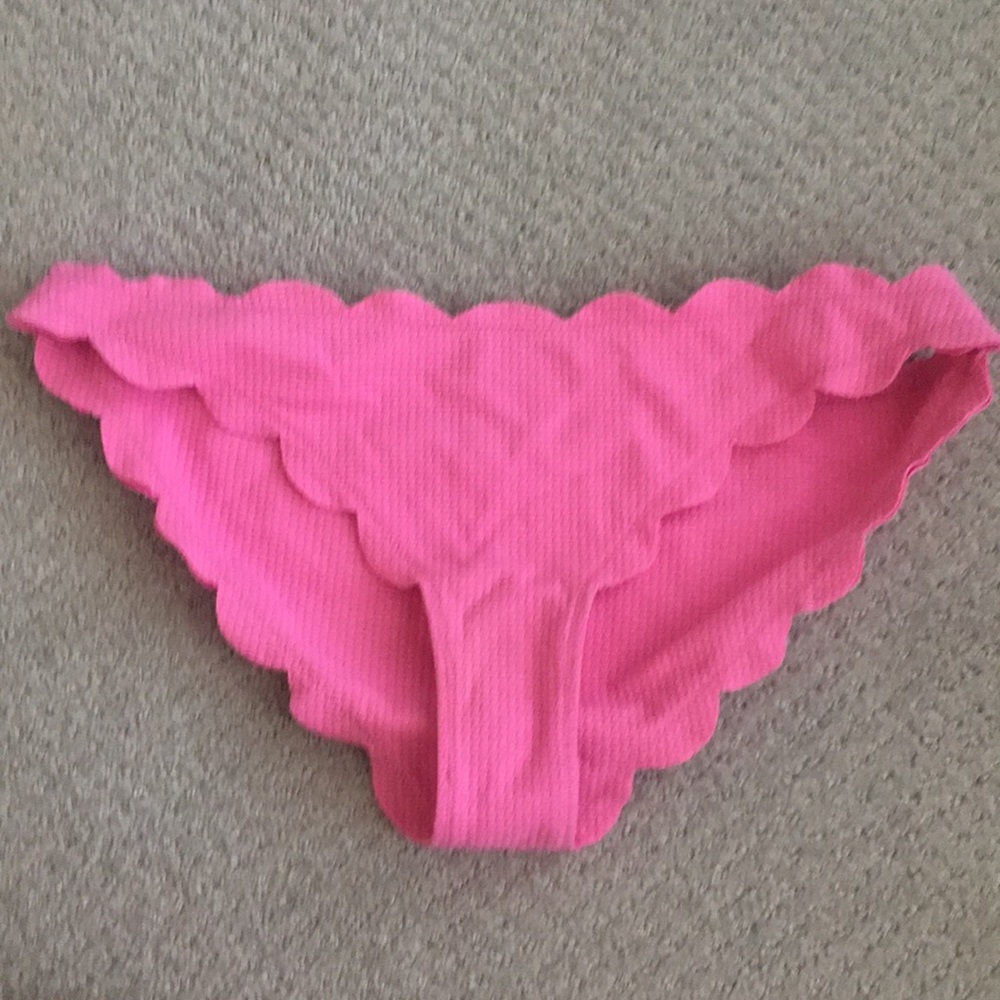Marysia pink scallop bikini bottoms *price firm*